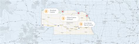 nebraska casinos map|casinos near nebraska.